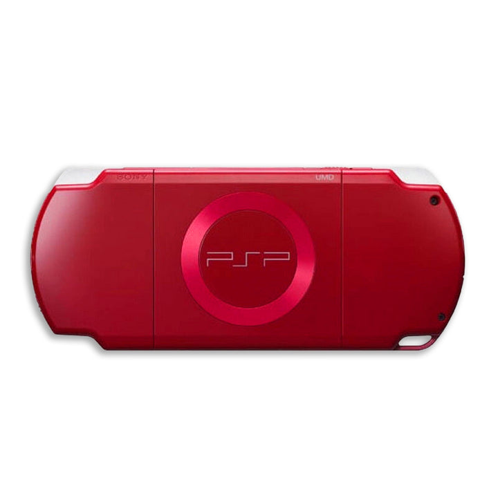 PlayStation Portable PSP 2000 Console Red Back Side