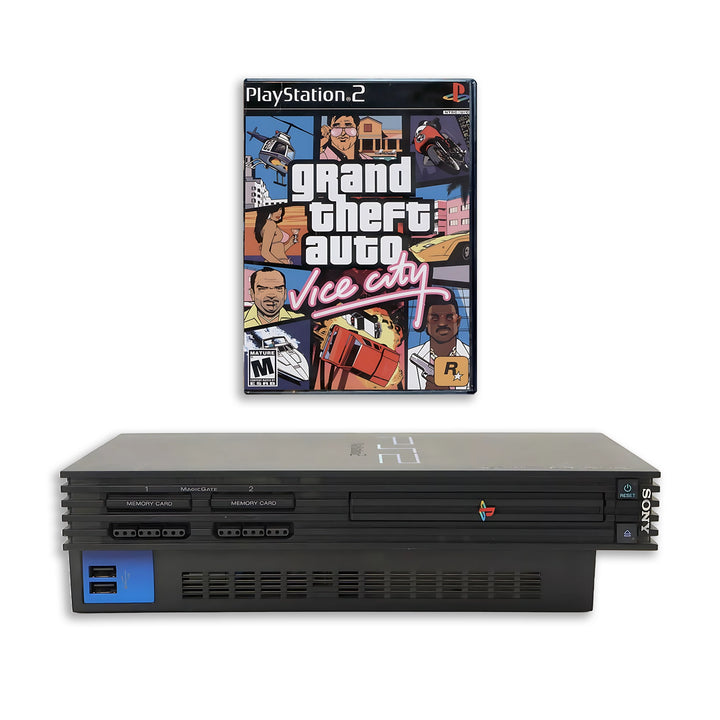 Playstation 2 PS2 Console Bundle: Grand Theft Auto 3, Vice City & San Andreas