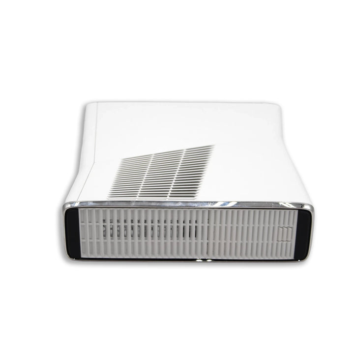 Xbox 360 Model S Console White  with Side and Back View