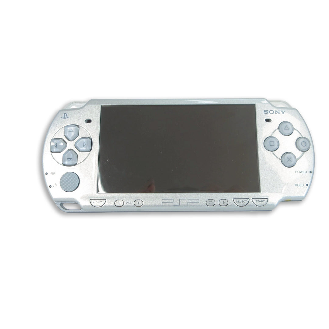 PlayStation Portable PSP 2000 Console Silver  Front View