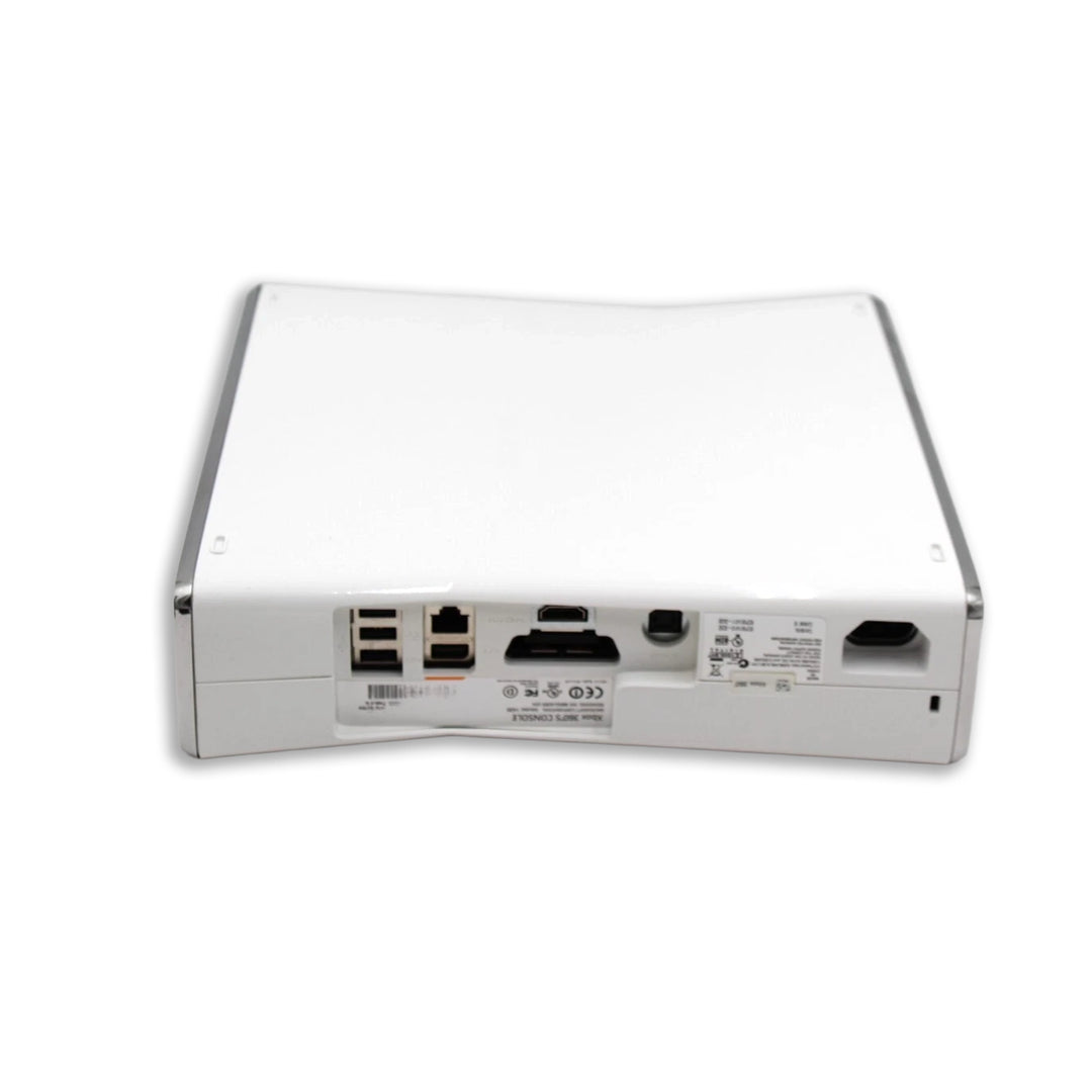 Xbox 360 Model S Console White Backside