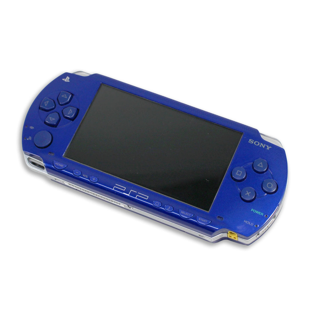 PlayStation Portable PSP 2000 Console Blue Front View