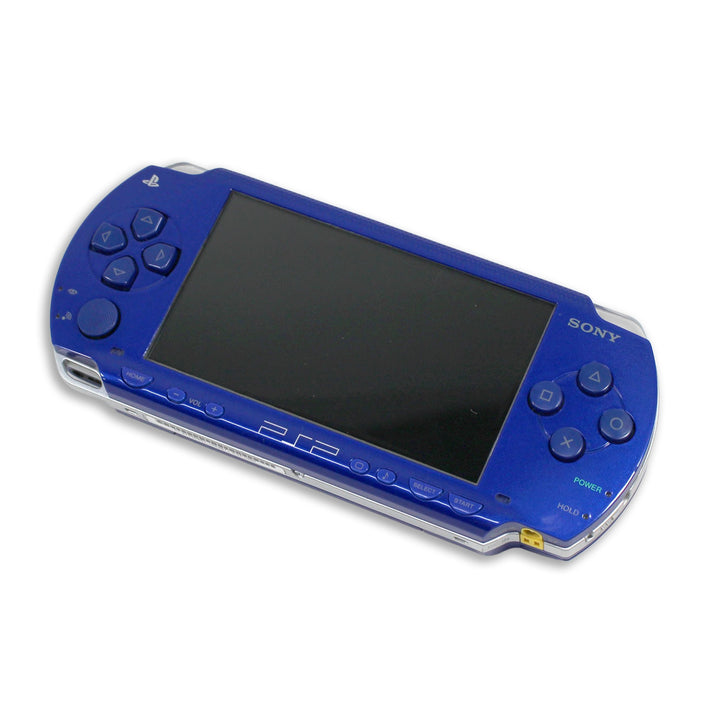 PlayStation Portable PSP 2000 Console Blue Front View