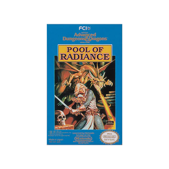 Pool of Radiance - Jeu NES