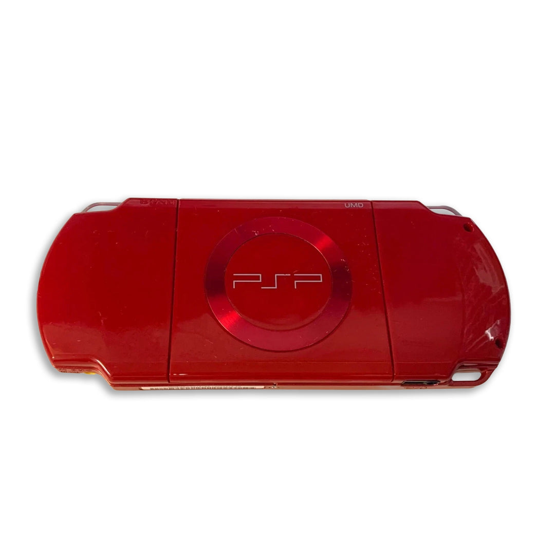 PlayStation Portable PSP 2000 Console Red Back SIde