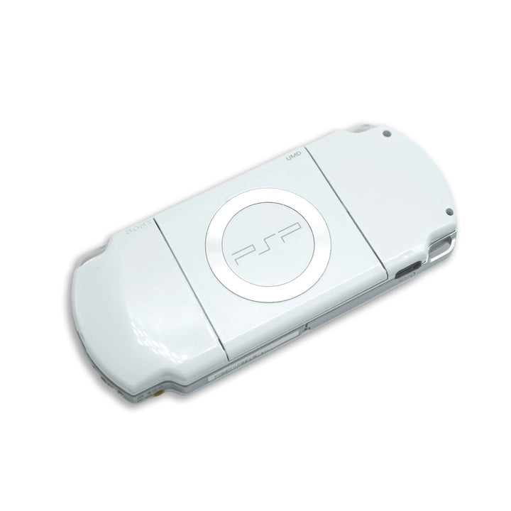 PlayStation Portable PSP 2000 Console Blue White Back Side
