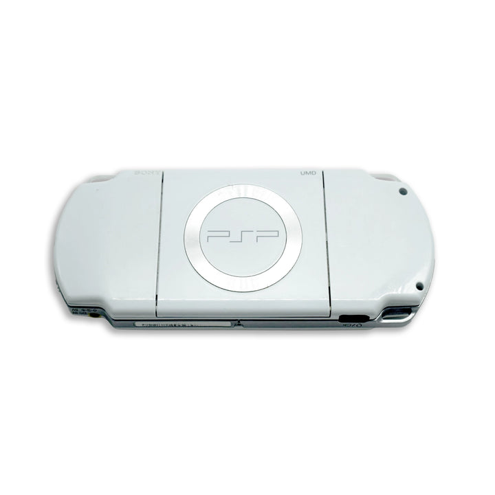 PlayStation Portable PSP 2000 Console Blue White BAck Side