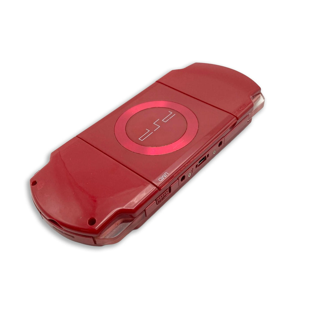 PlayStation Portable PSP 2000 Console Red Back SIde