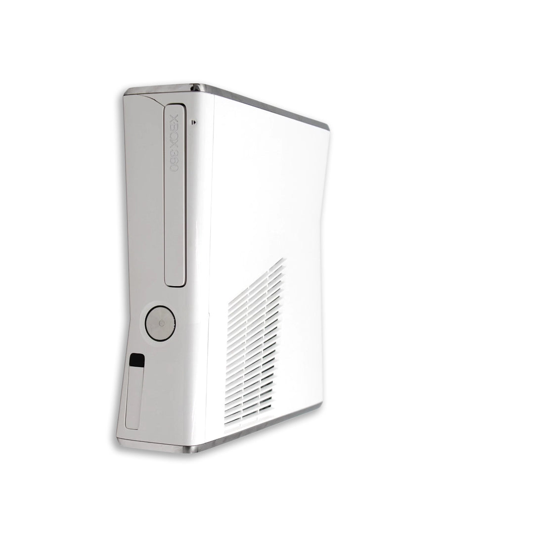 Xbox 360 Model S Console White  SIde View