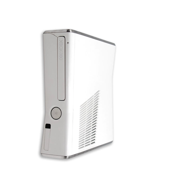 Xbox 360 Model S Console White  SIde View