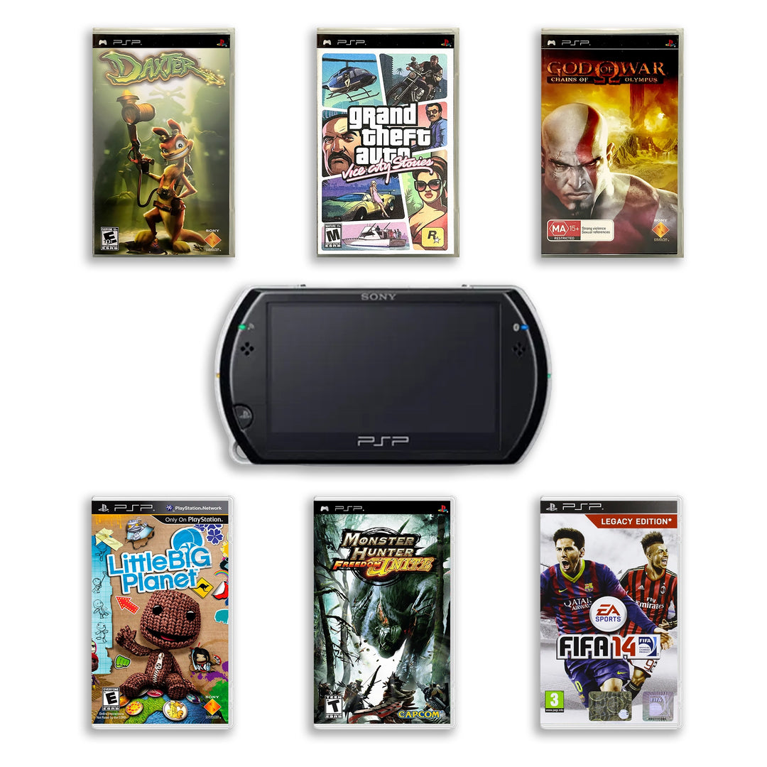 PSP Go Console Black with Top Games