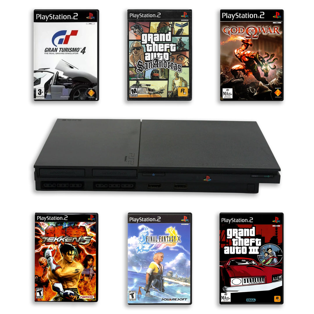 Sony PlayStation 2 PS2 Slimline (9000 series) Console