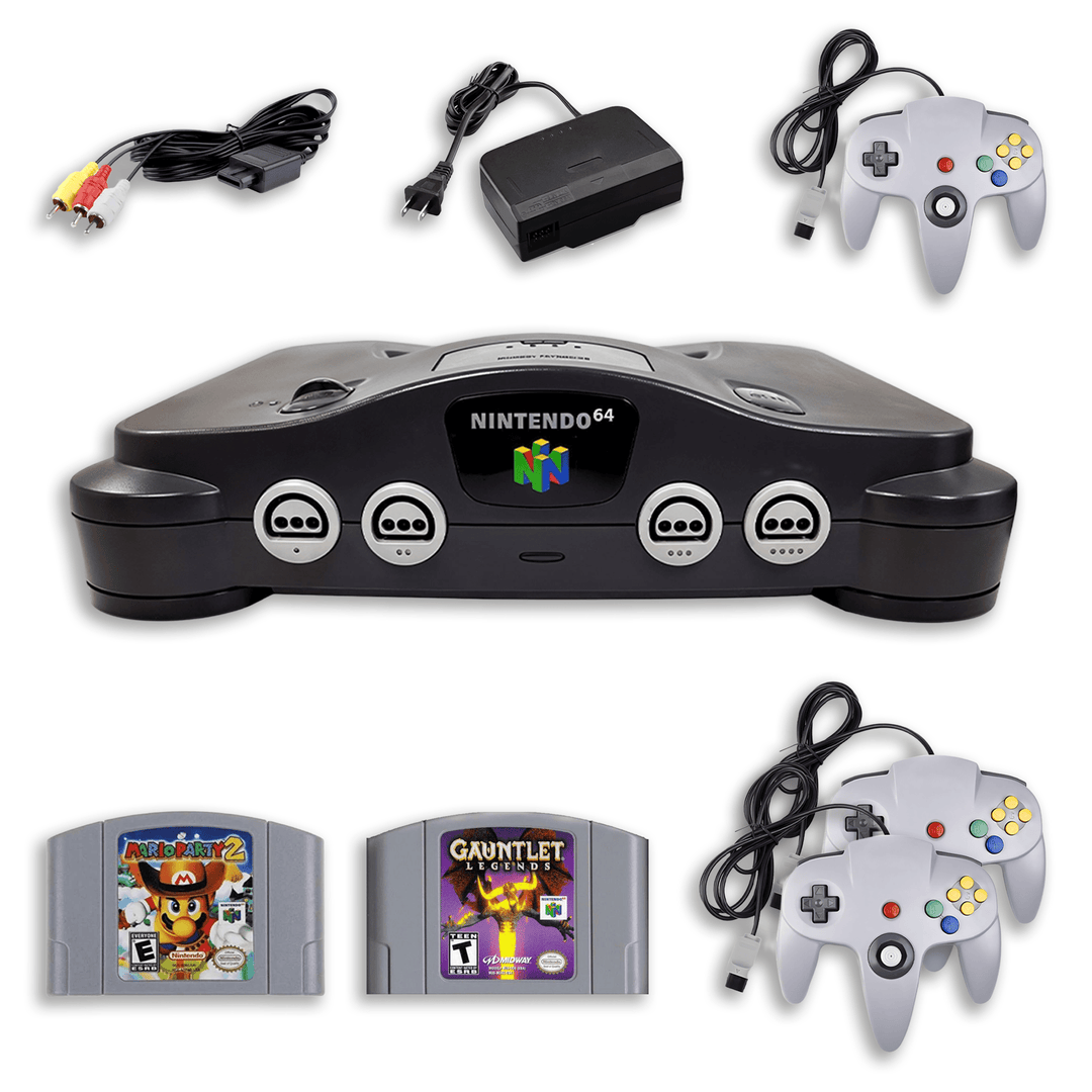 Nintendo 64 Co-Op Favorites – Gauntlet Legends & Mario Party 2 – 2 Controllers