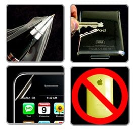 Nintendo DS Lite Screen Protector with Clear Tech Skin Anti-Bubble (Retro Fam)