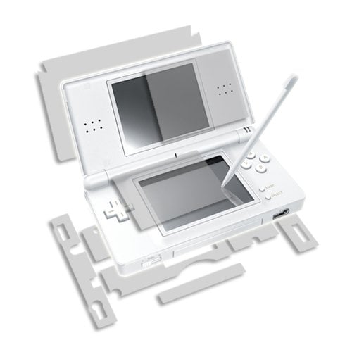 Nintendo DS Lite Screen Protector with Clear Tech Skin Anti-Bubble (Retro Fam)