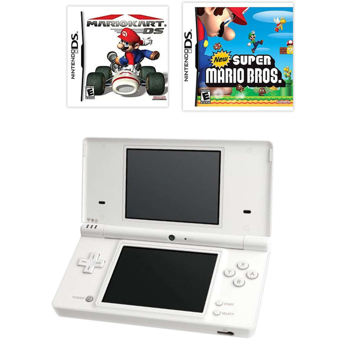 Nintendo DS Lite Console: Mario Kart & New Super Mario Bros