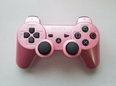 Mando inalámbrico Dualshock 3 - Rosa (Retro Fam)
