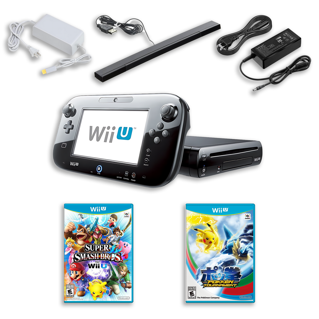 Wii U Fighting Collection – Super Smash Bros. & Pokkén Tournament – GamePad Included