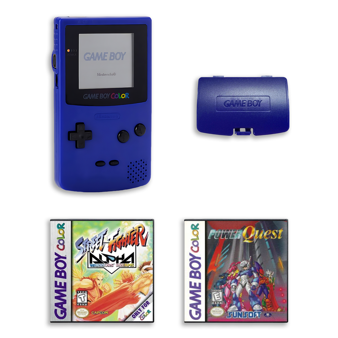 Collection de jeux de combat pour Game Boy Color – Street Fighter Alpha et Power Quest