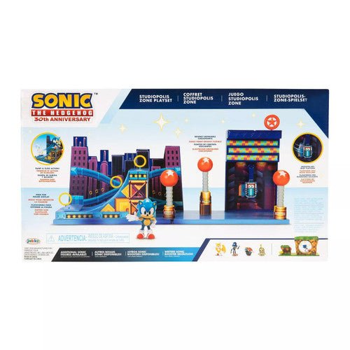 Sonic 2.5" Figure Playset - Studiopolis (Retro Fam)