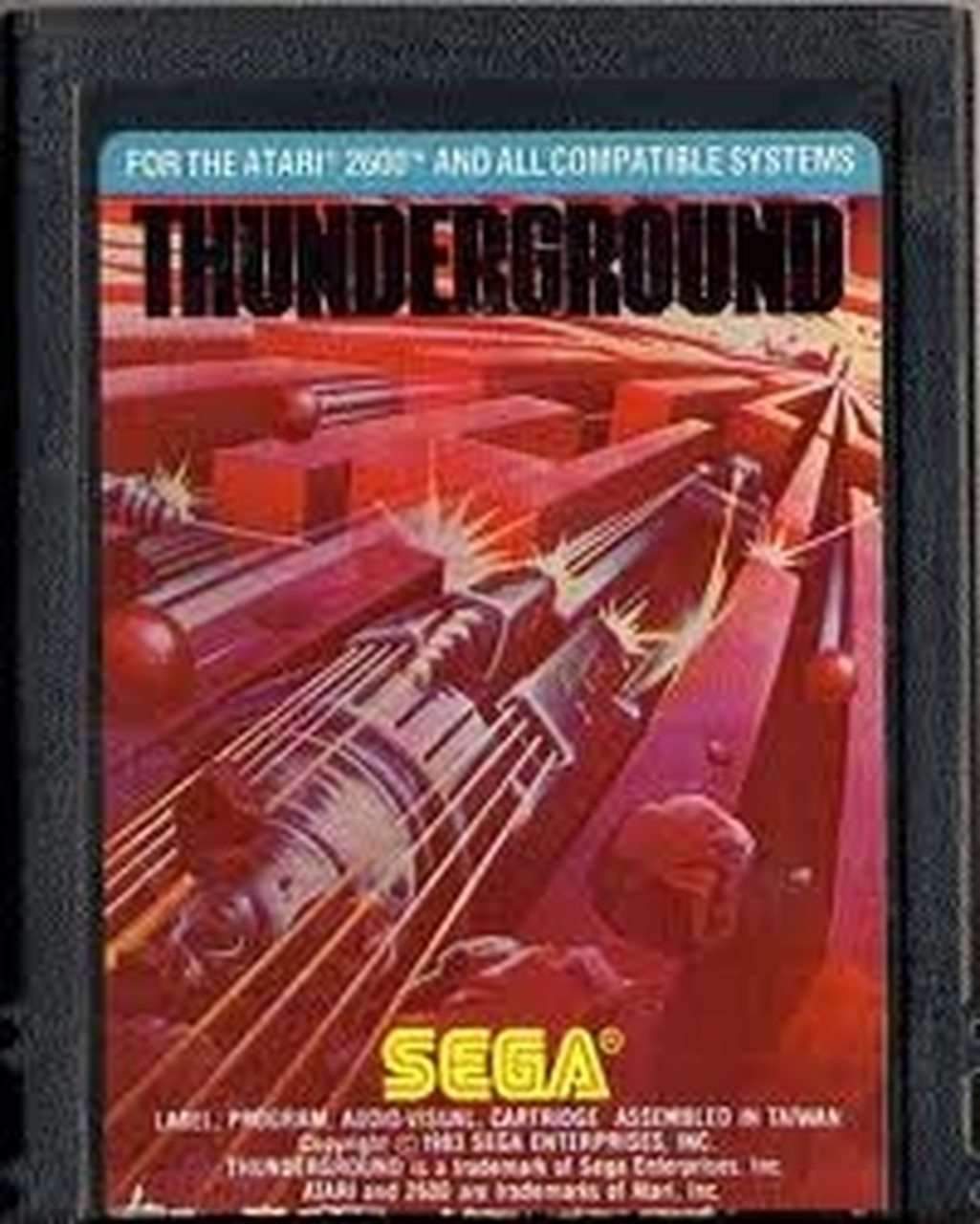 THUNDERGROUND - ATARI 2600 GAME - Atari 2600 Game | Retrolio Games