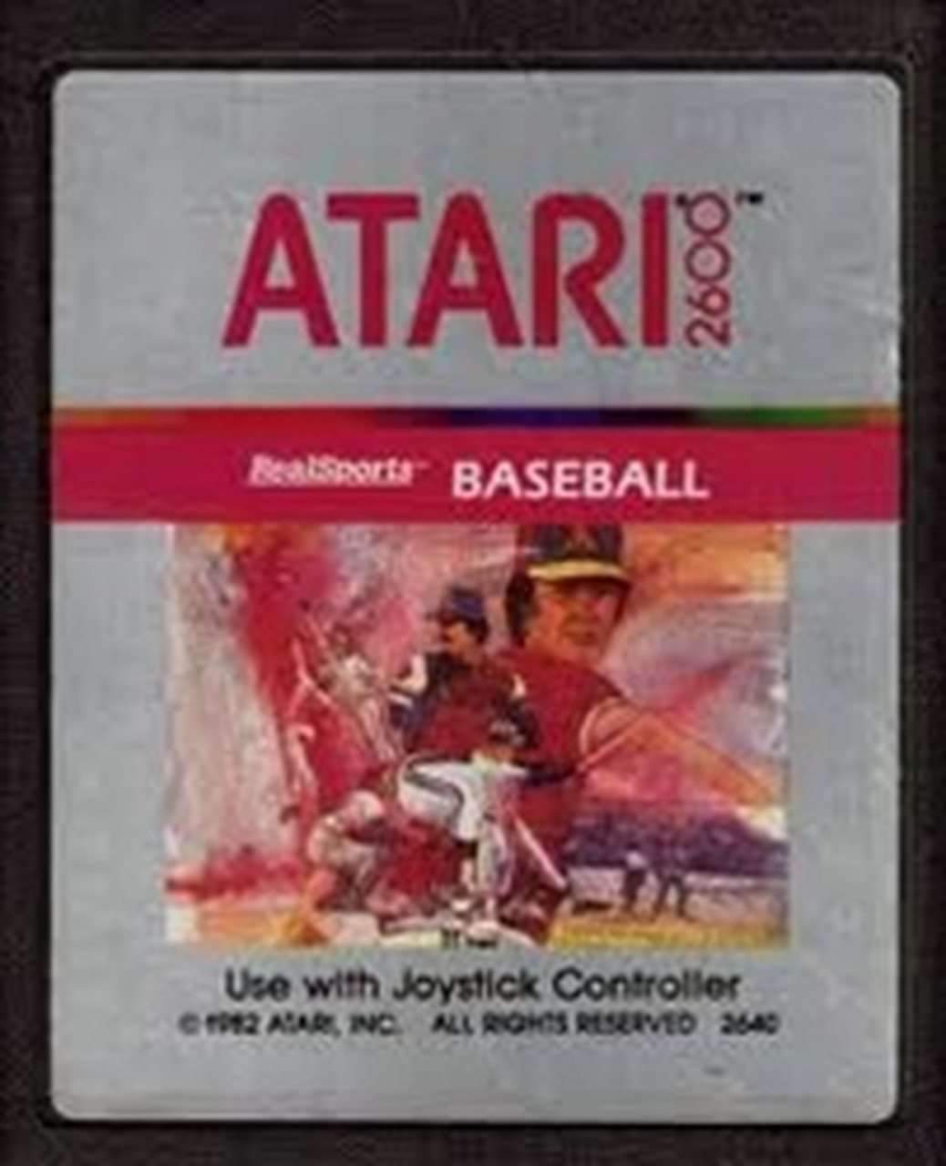 REAL SPORTS BASEBALL - ATARI 2600 GAME - Atari 2600 Game | Retrolio Games