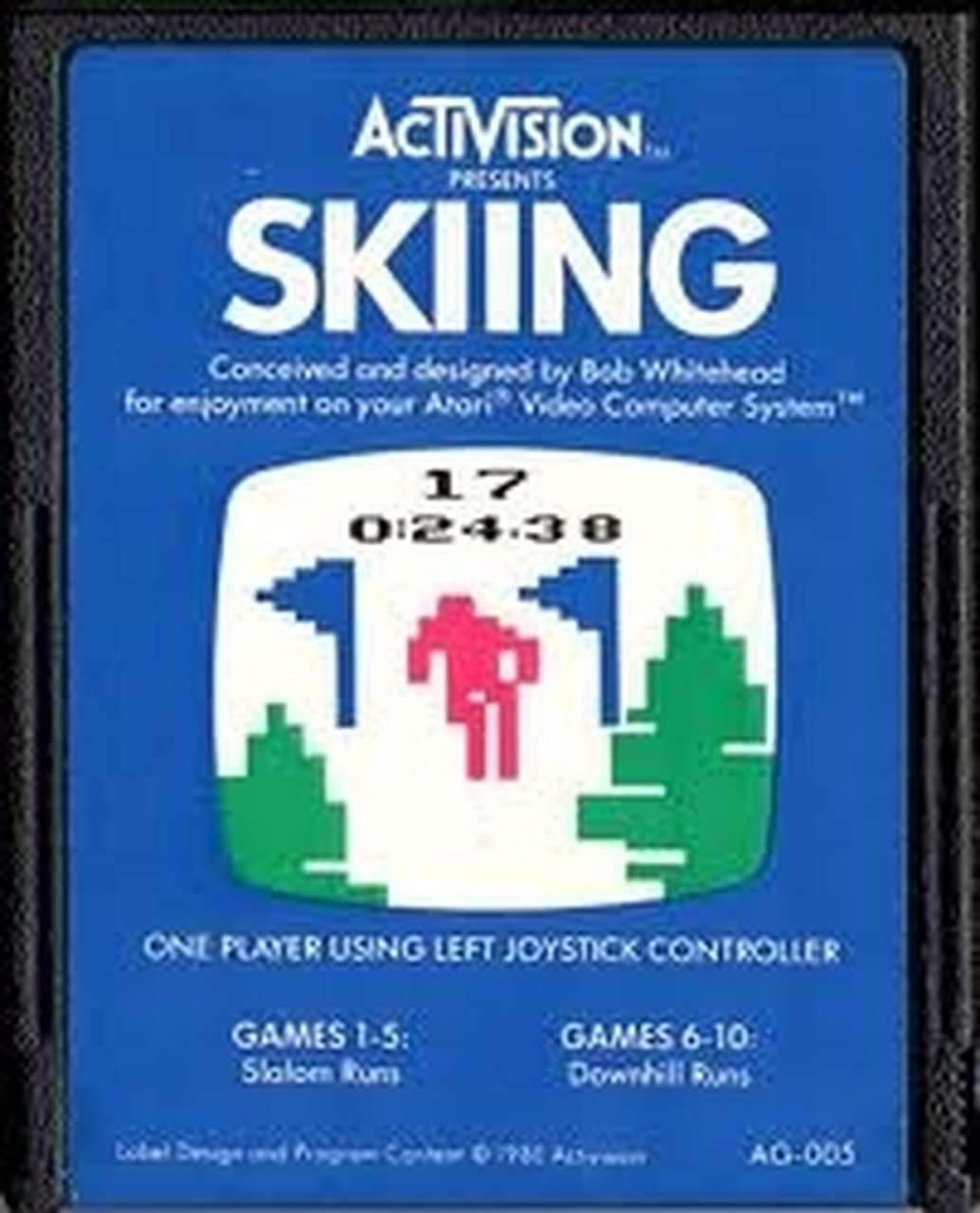 SKIING - ATARI 2600 GAME - Atari 2600 Game | Retrolio Games