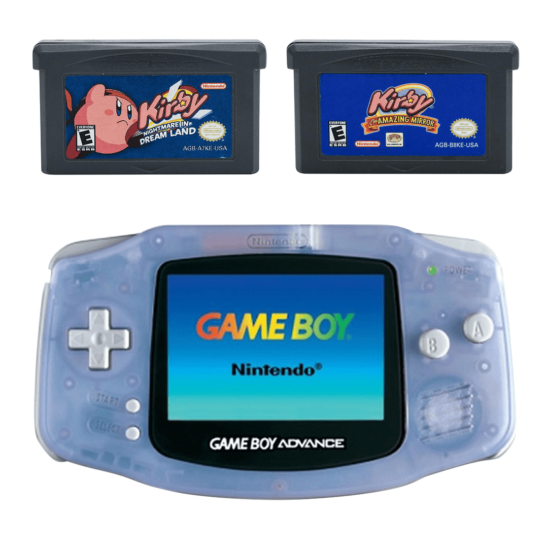 Nintendo Gameboy Advance Console: Kirby Bundle