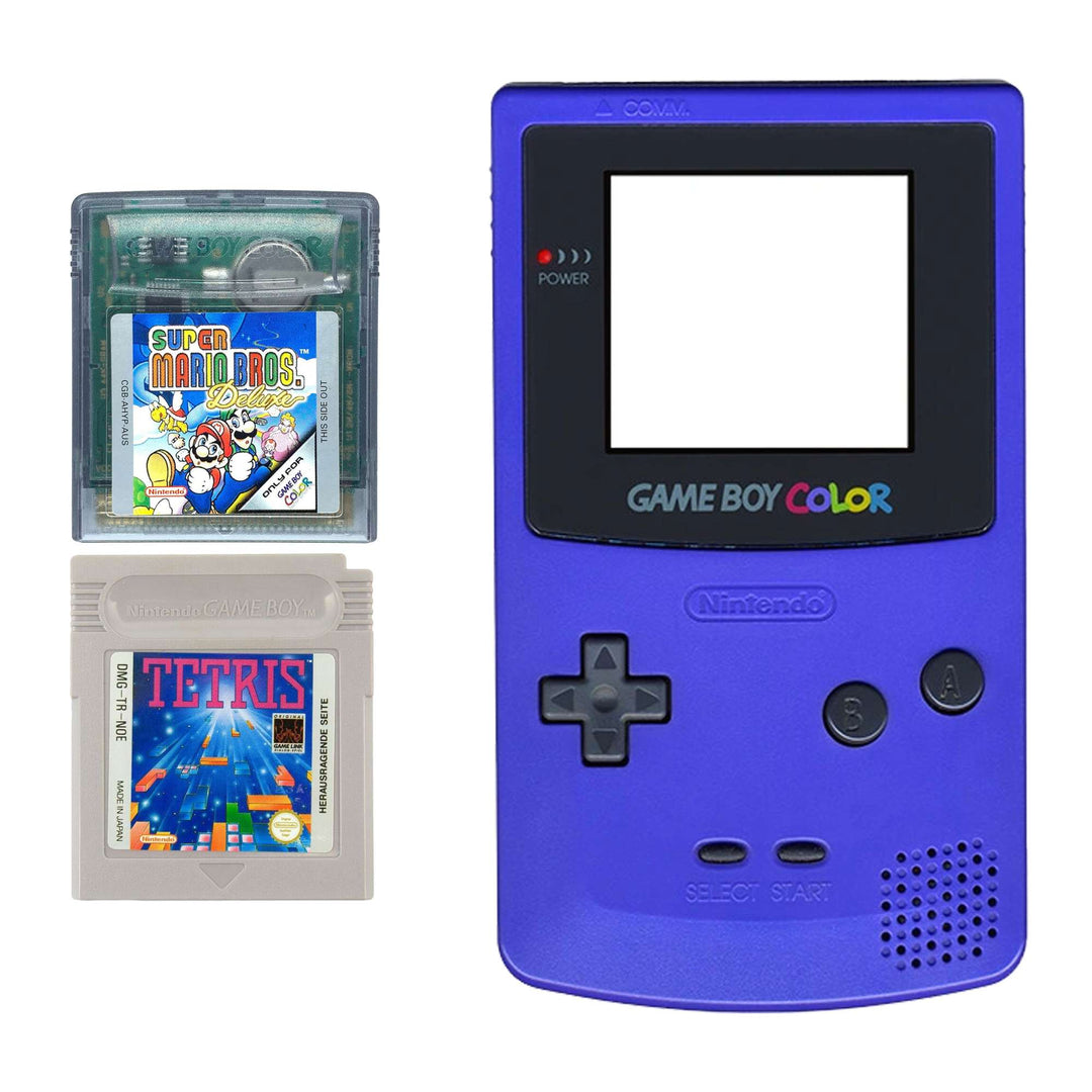 Nintendo Gameboy Color Console: Tetris & Super Mario Bros Deluxe