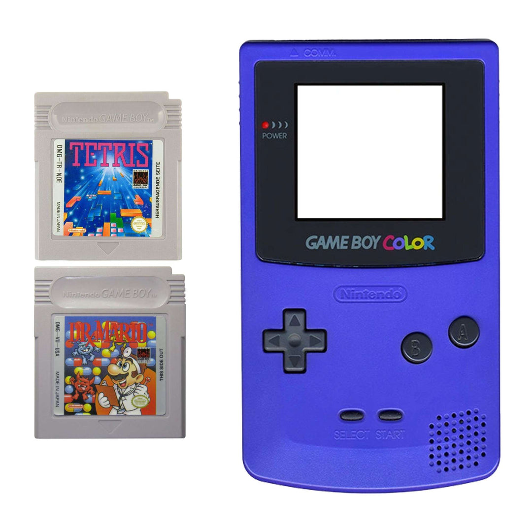 Nintendo Gameboy Color Console Bundle: Tetris & Dr Mario