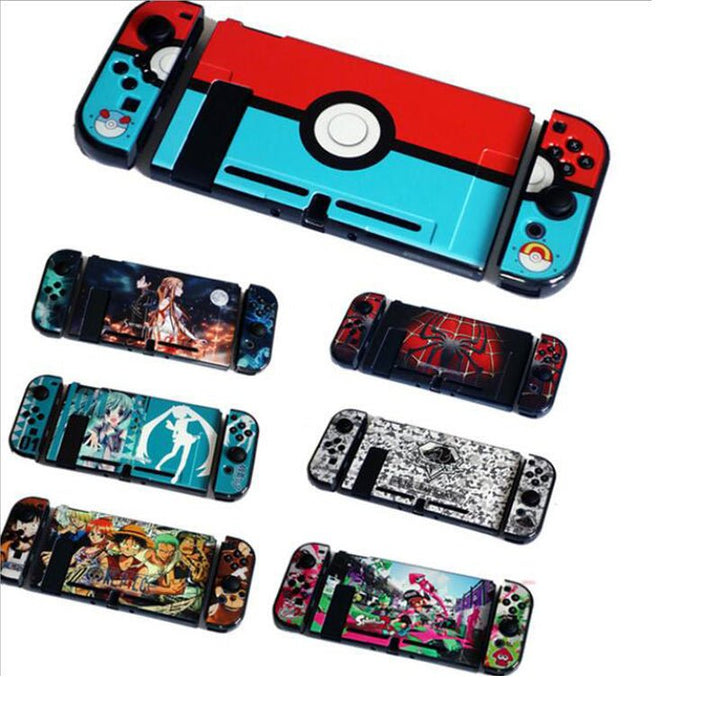 Estuche rígido con diseño de cristal para Switch (Retro Fam)