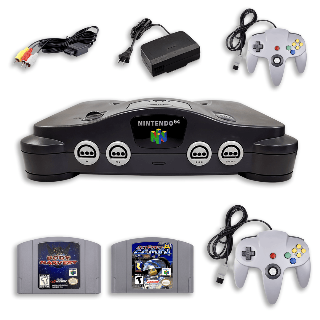Nintendo 64 Hidden Gems Pack – Jet Force Gemini & Body Harvest – 1 Controller