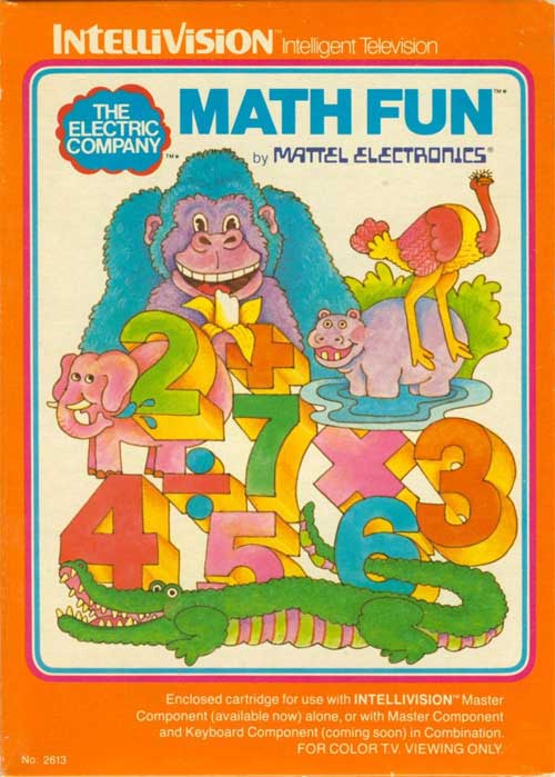 THE ELECTRIC COMPANY: MATH FUN  - Intellivision Game (Retro Fam)