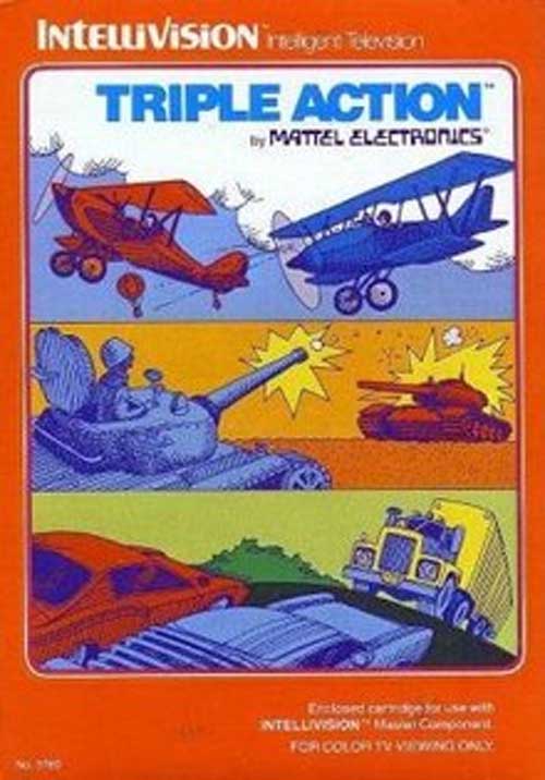 TRIPLE ACCIÓN - Juego Intellivision (Retro Fam)