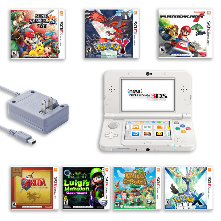 Nintendo New 3DS Console - White