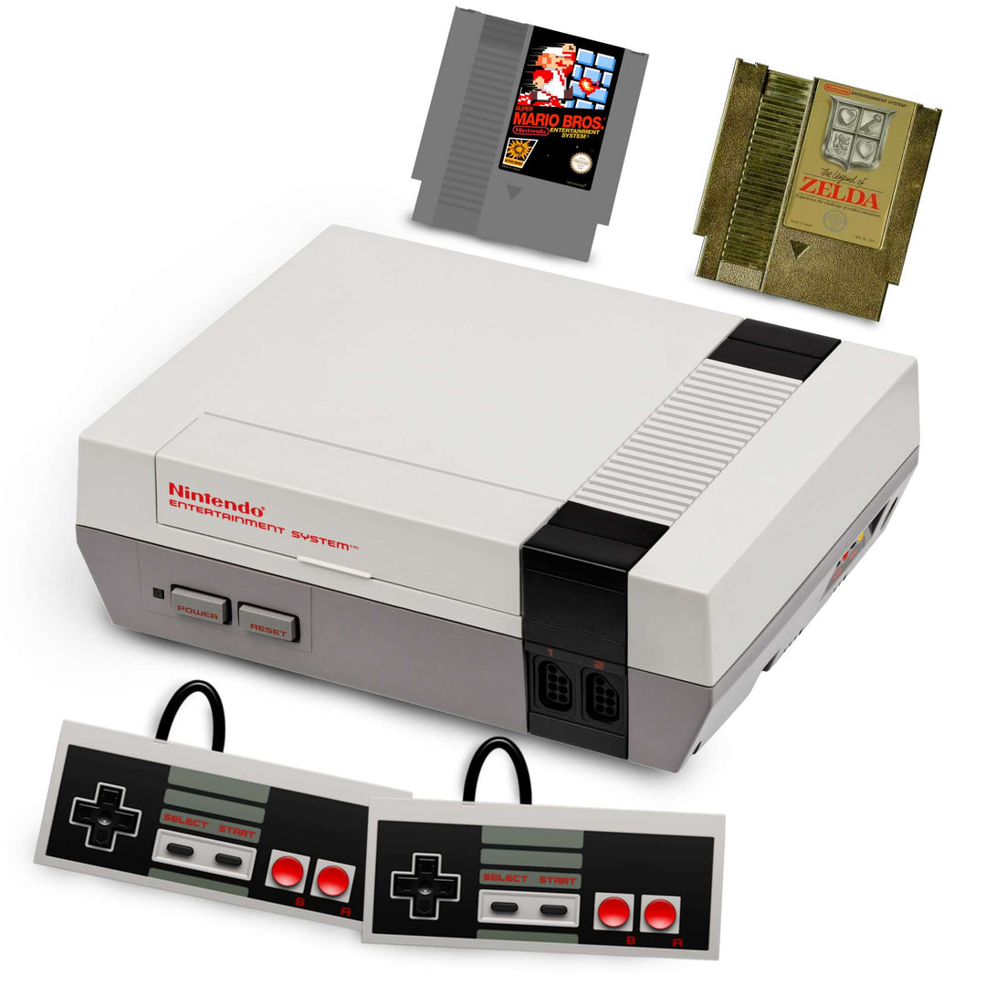 NES Console: Super Mario Bros & Legend of Zelda