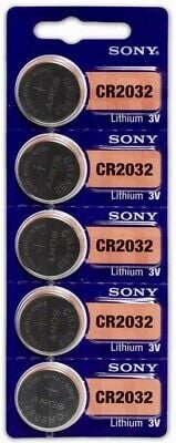 CR2032 Replacement Battery - 5 Pack