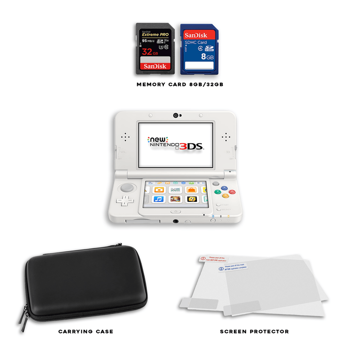 Nintendo New 3DS Console - White