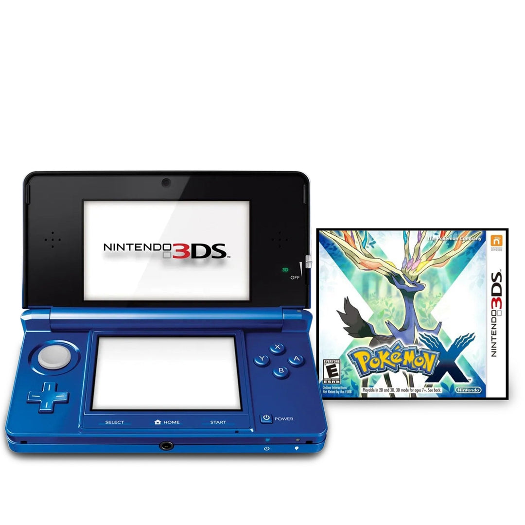 Nintendo 3DS Console: Pokémon X - Blue (Retro Fam)