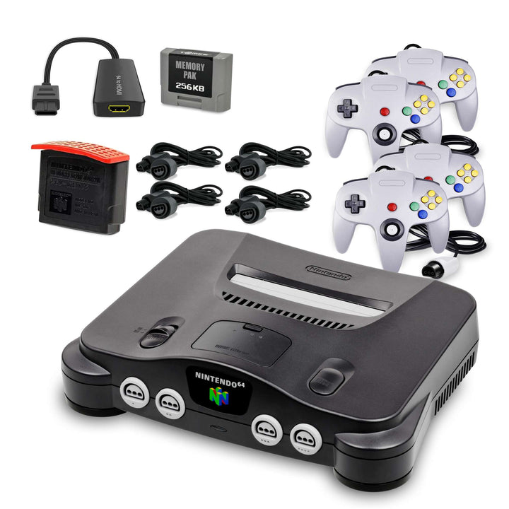 Nintendo 64 Console Complete Accessories