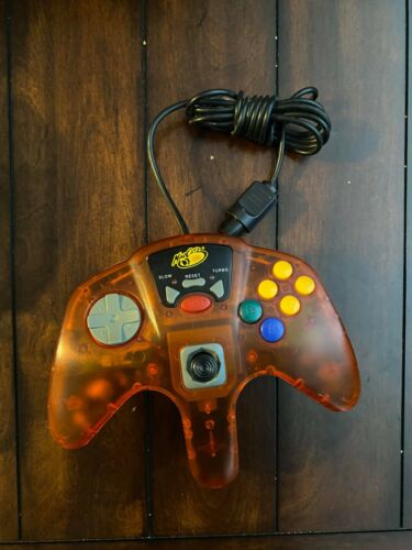 Nintendo 64 N64 Fire Orange Mad Catz Controller (Retro Fam)