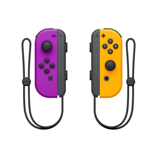 Switch Joy-Con (L/R) - Neon Purple / Neon Orang (Retro Fam) - Image 2