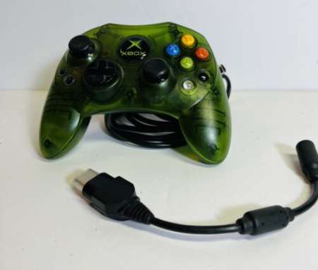 Original Microsoft Xbox Green Controller (Retro Fam)