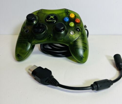 Original Microsoft Xbox Green Controller (Retro Fam)