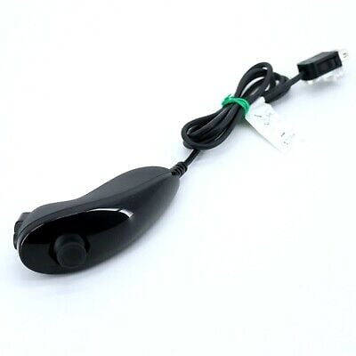 Original Nintendo Wii Nunchuk Controller - Black (Retro Fam)