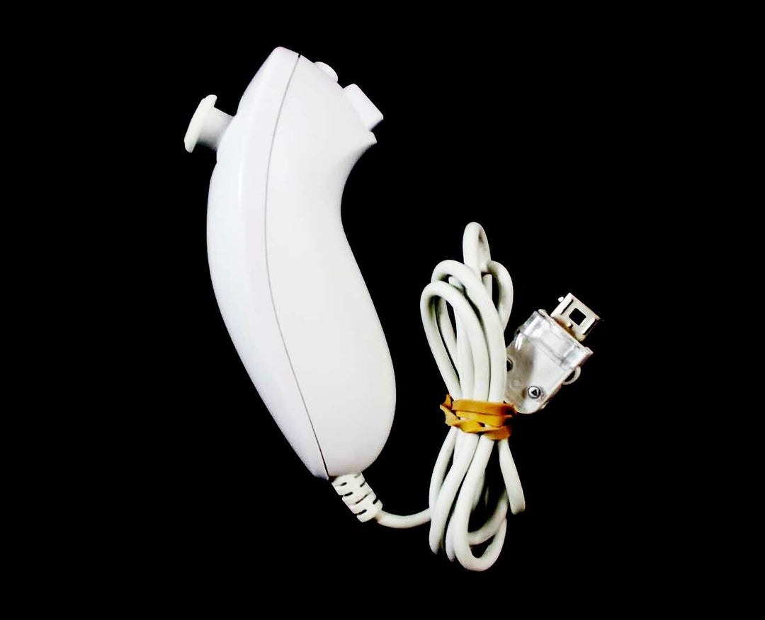 Manette Nunchuk originale Nintendo Wii - Blanche (Retro Fam)