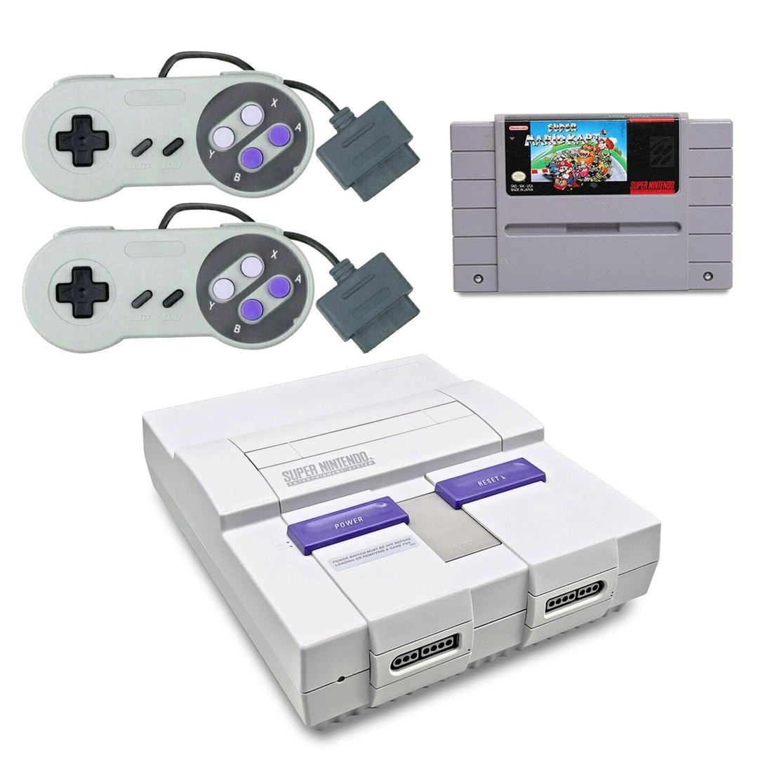 Super Nintendo SNES Original Console: Super Mario Kart