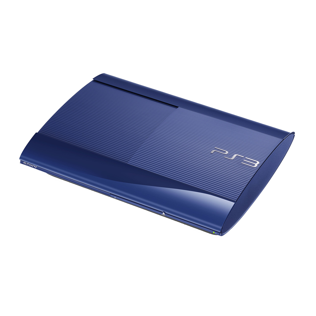 PLAYSTATION 3 (PS3) Super slim Blue 250GB Console only