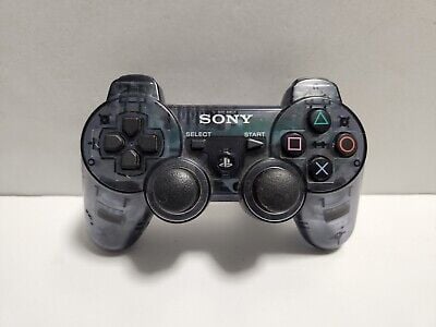 Manette Dualshock 3 pour PS3 Playstation 3 - Gris fumé transparent (OCCASION) (Retro Fam)