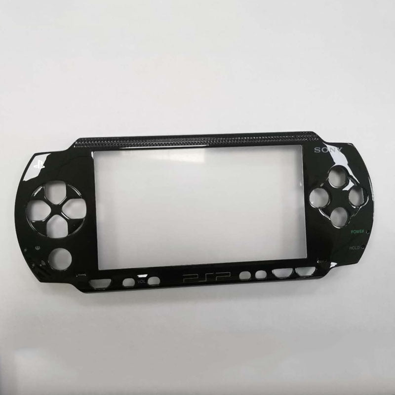 Placa frontal de repuesto para PSP 2000 (negra) (Retro Fam)